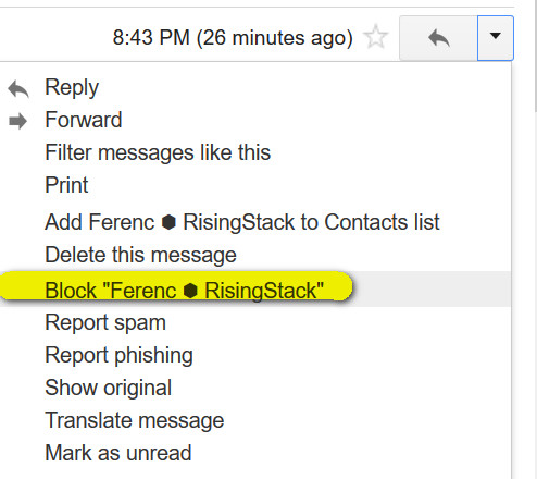 block gmail