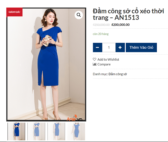 sản phẩm woocommerce