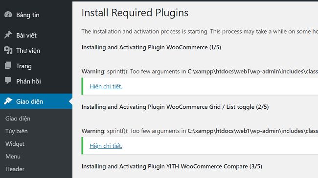 cài đặt plugin wordpress