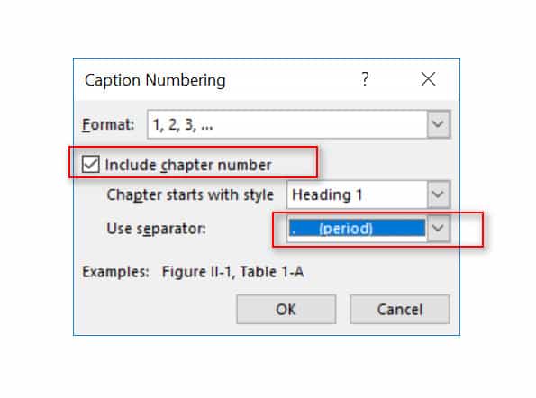 mục lục hình ảnh cho báo cáo word