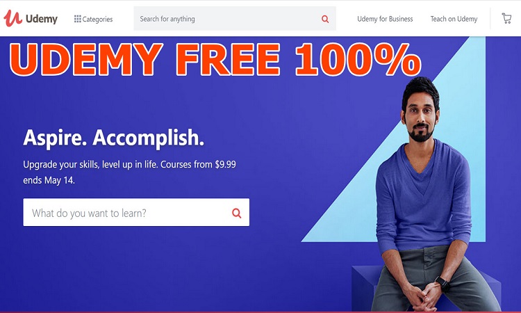 đăng ký khóa học miễn phí trên Udemy