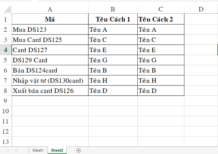 2 cách dò tìm gần đúng trong excel