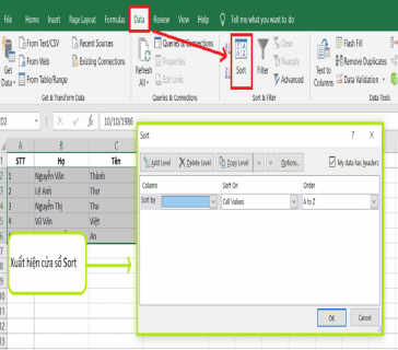 Sắp xếp và lọc dữ liệu Excel đơn giản như chơi, với Excel 2024, bạn có thể sắp xếp và lọc dữ liệu một cách nhanh chóng và dễ dàng hơn bao giờ hết. Dữ liệu được cải thiện và tối ưu hóa cho phép bạn làm việc một cách hiệu quả và tiết kiệm thời gian. Hãy xem hình ảnh liên quan để biết thêm chi tiết.