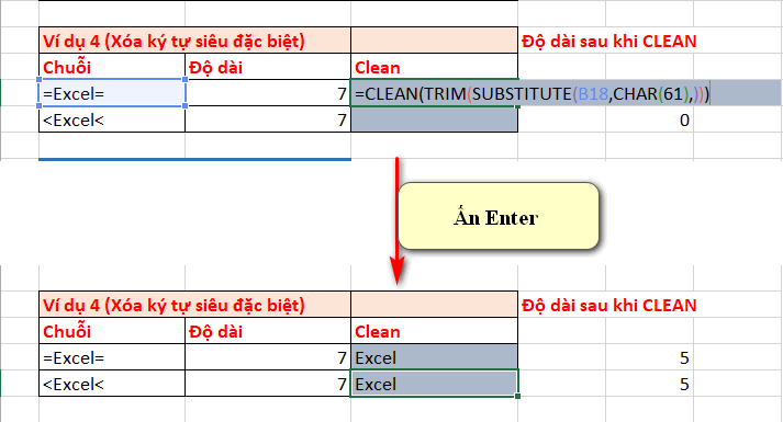 thực hiện xóa ký tự siêu đặc biệt