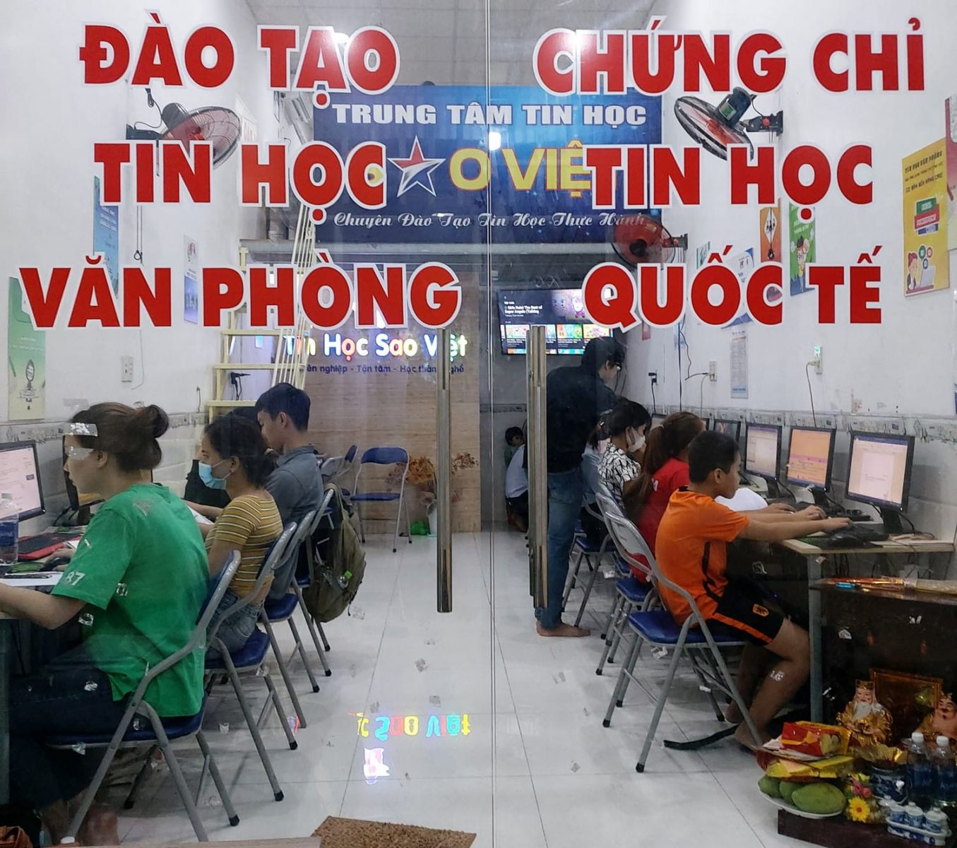 học vi tính văn phòng ở Bến Cát
