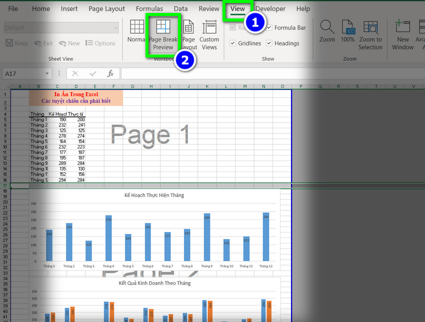 kiểm tra số trang