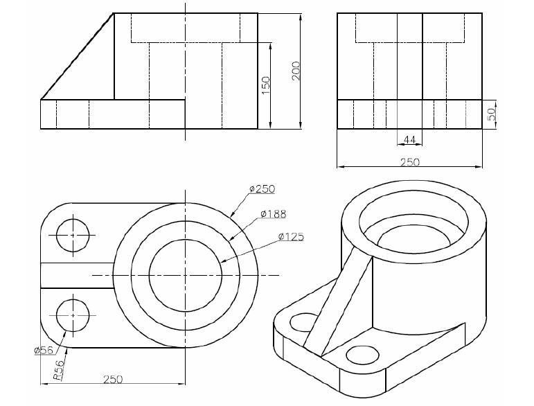 Hướng dẫn vẽ AutoCAD 3D Ngôi Nhà  Bài 1 vẽ nền nhà bậc tam cấp cột  trong CAD 3D  YouTube