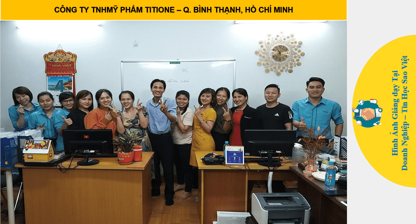 đào tạo excel nâng cao cho công ty