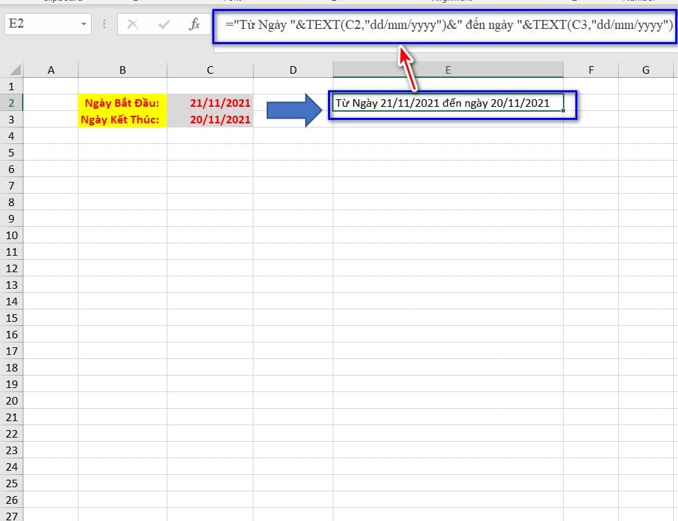 hình sử dụng hàm text