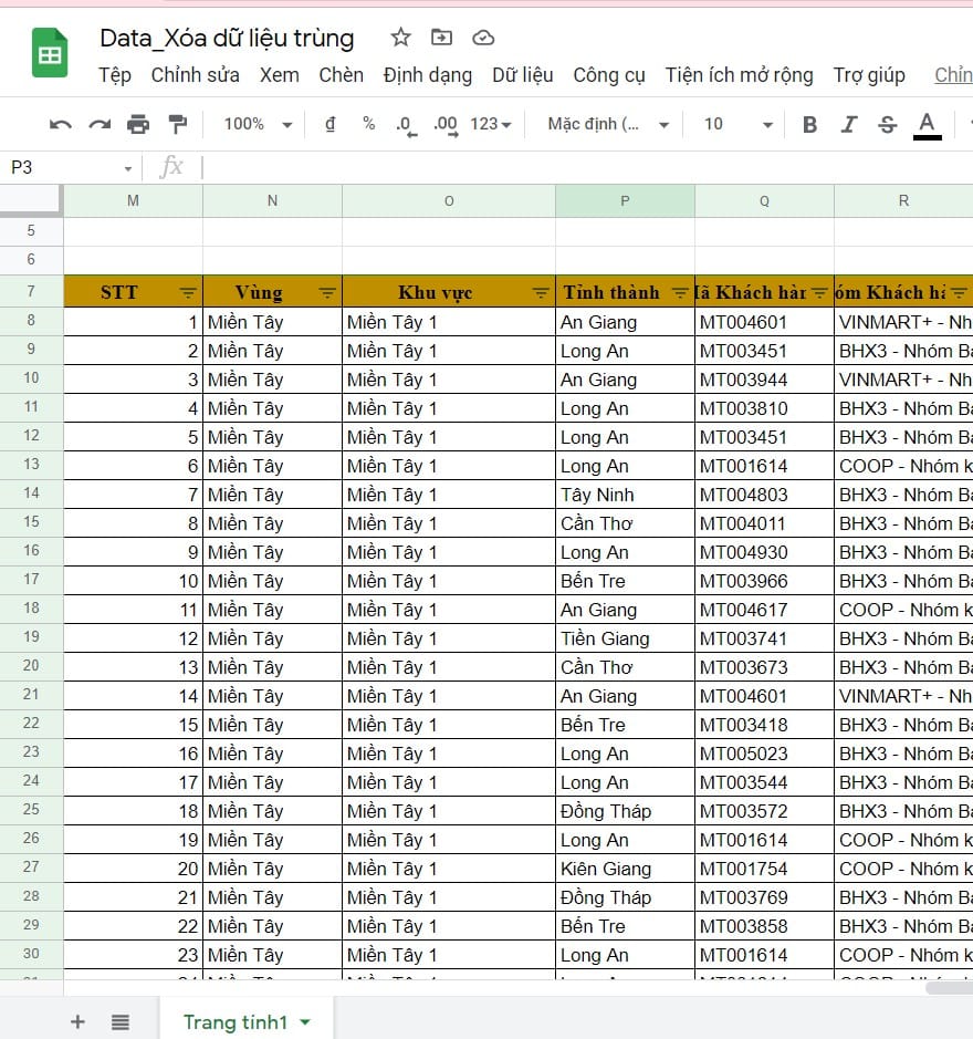 hình dữ liệu như ban đầu