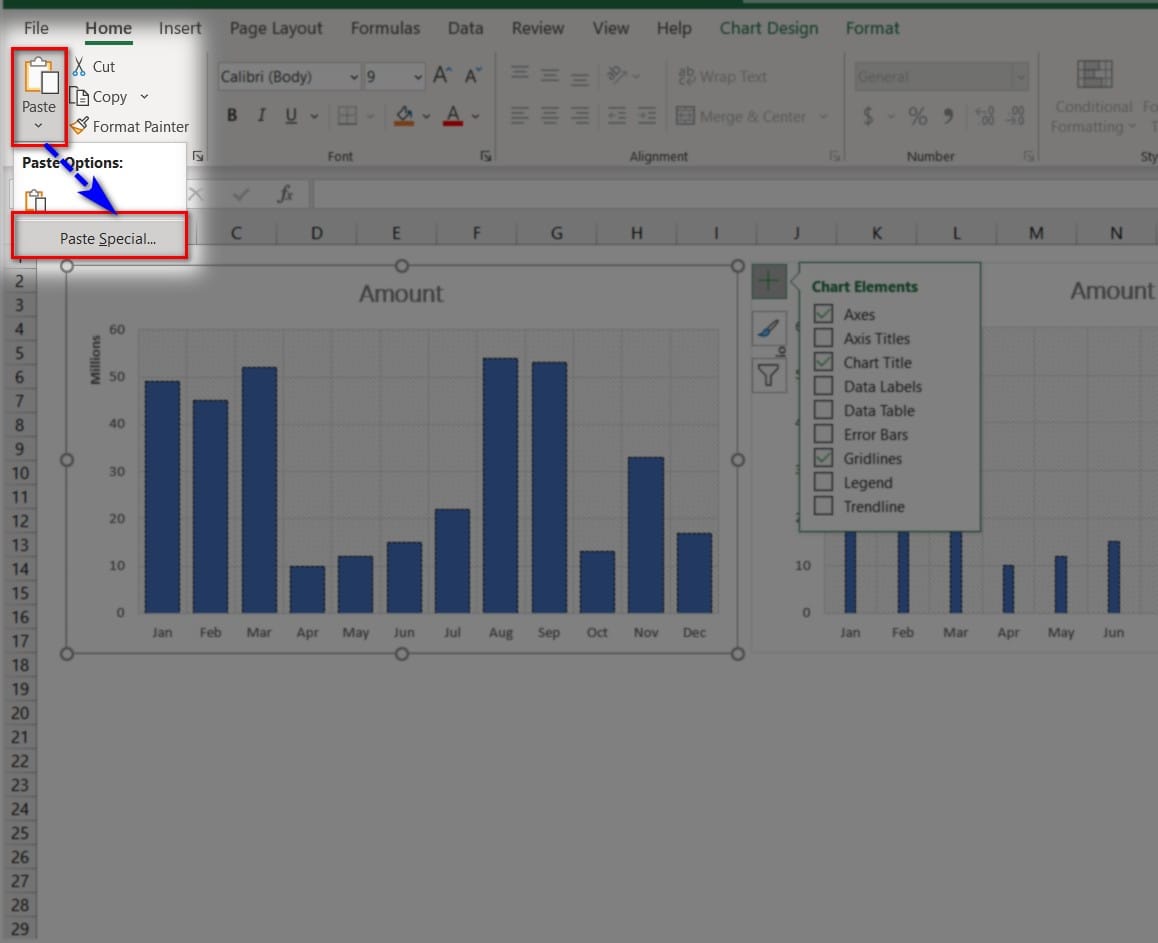 hình chọn paste special