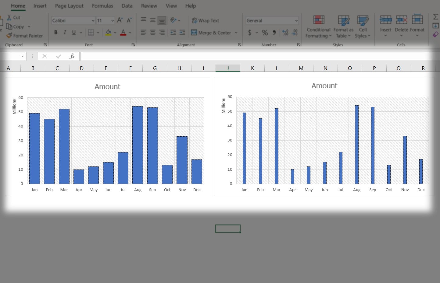 hình hiển thị 2 biểu đồ