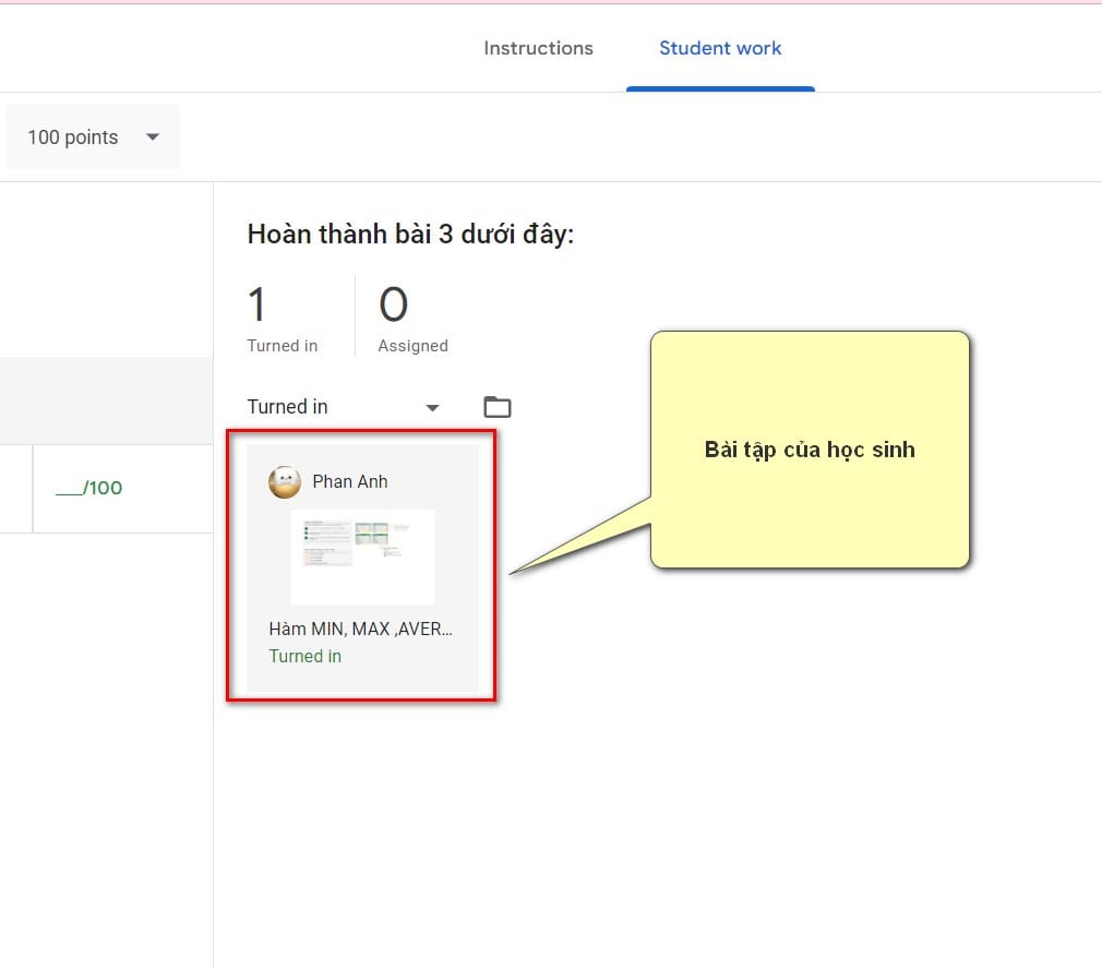 bài tập học sinh