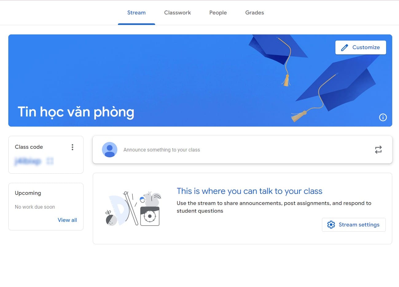 giao diện tổng thể