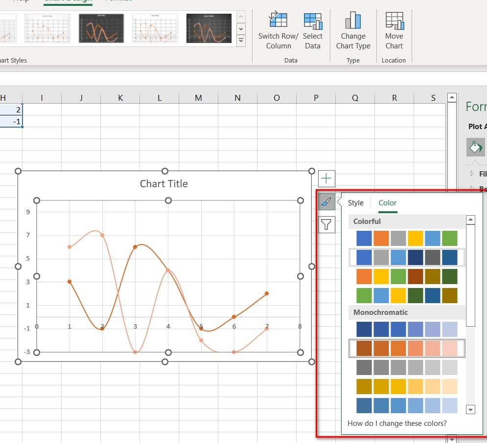 hình ảnh thay đổi màu
