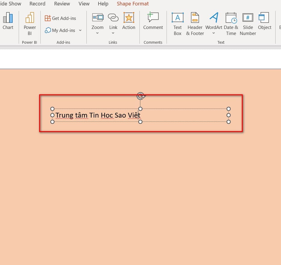 hình ảnh gõ chữ text box