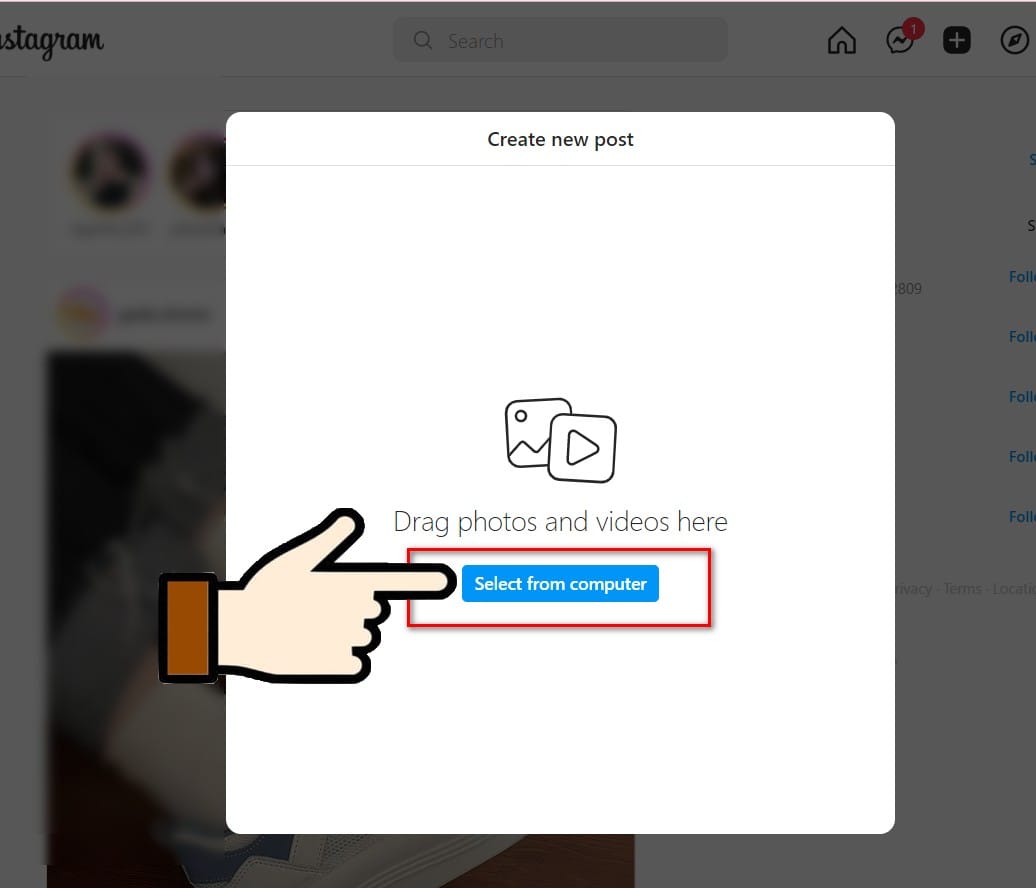 hình ảnh chọn select from computer