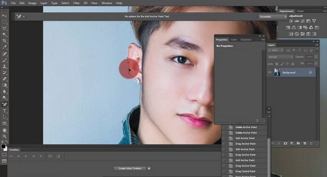 cắt ảnh trong photoshop