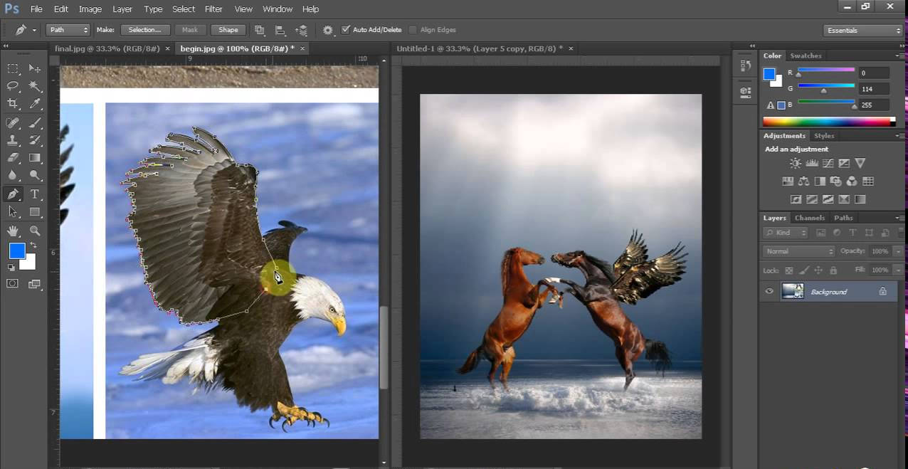 học photoshop ngắn hạn
