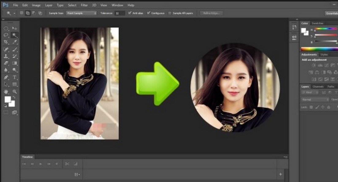 sửa ảnh photoshop