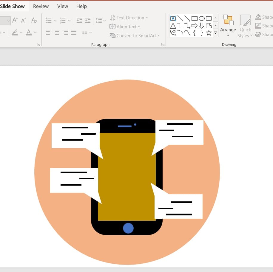 hình ảnh hiển thị nhiều tin nhắn