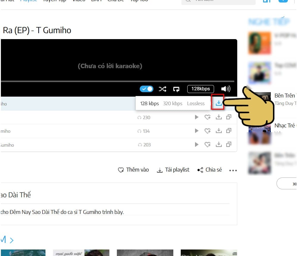 hình ảnh tải nhạc xuống