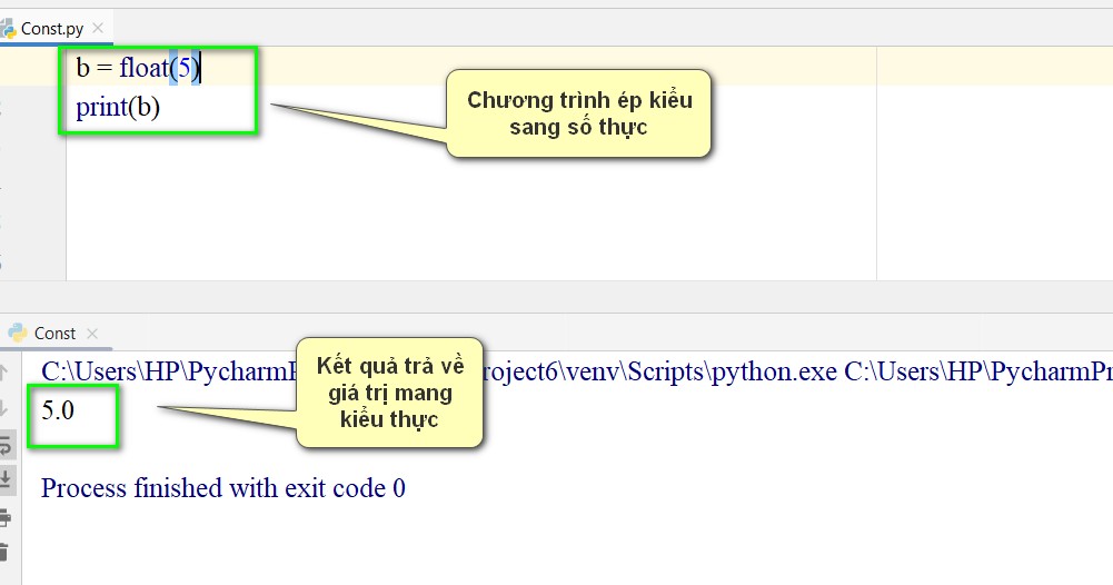 hình ép kiểu sang số thực