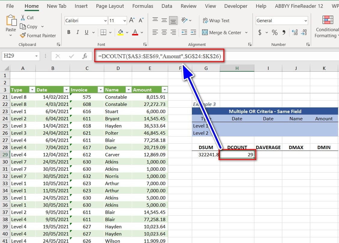 hình đếm giá trị 3