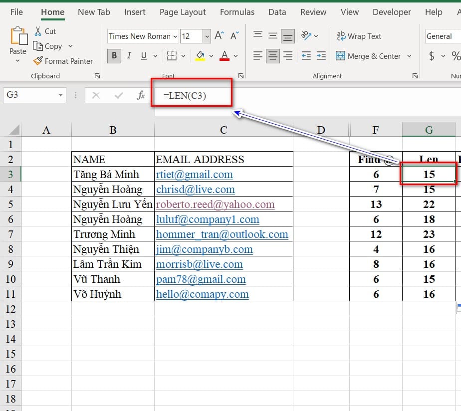 hình công thức đếm độ dài kí tự