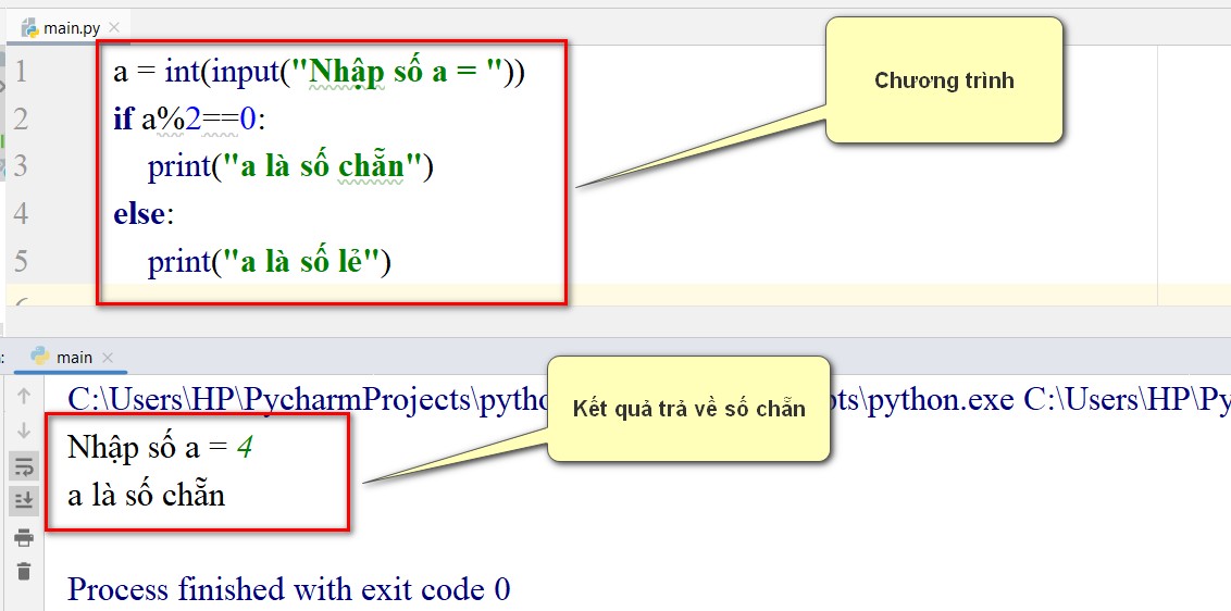 kiểm tra số chẵn