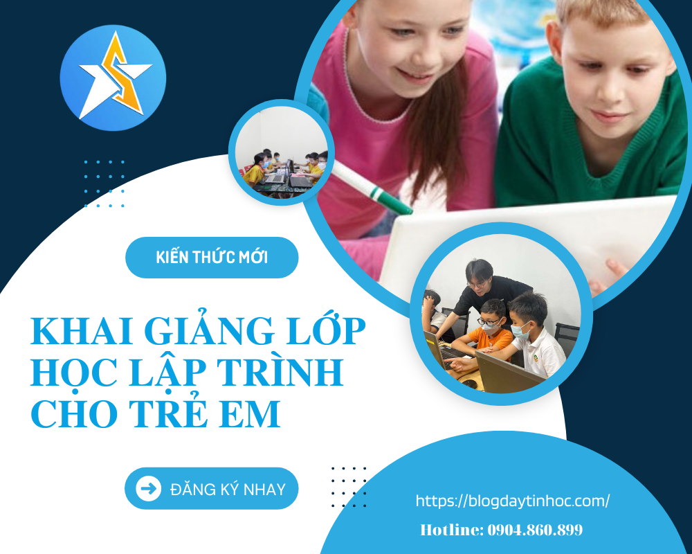 hình ảnh lớp lập trình trẻ em