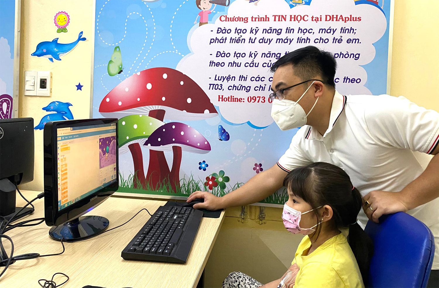 hình ảnh học lập trình cho trẻ em tại dĩ an bình dương