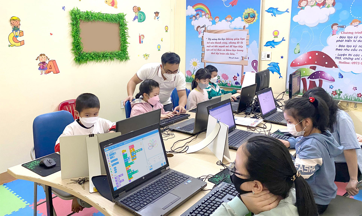 nơi đào tạo lập trình cho trẻ em tại dĩ an