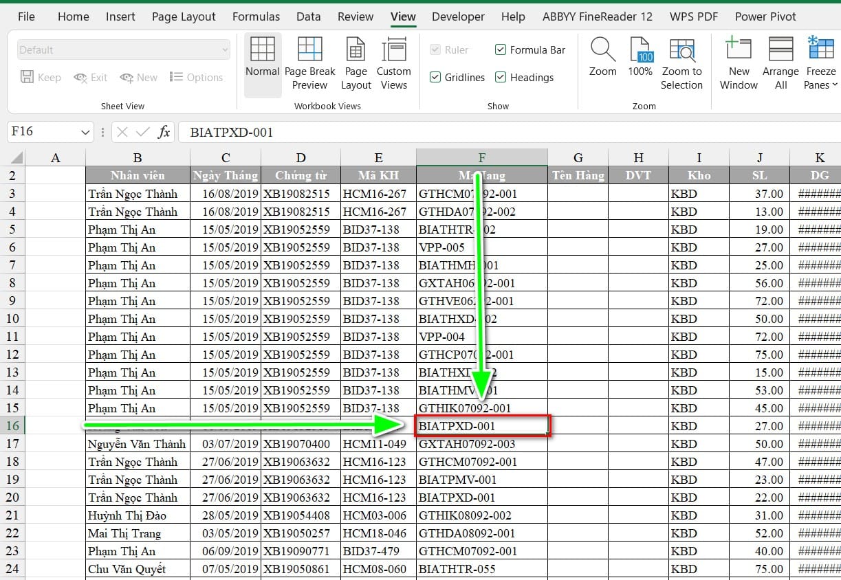 hình tách dữ liệu ra nhiều phân