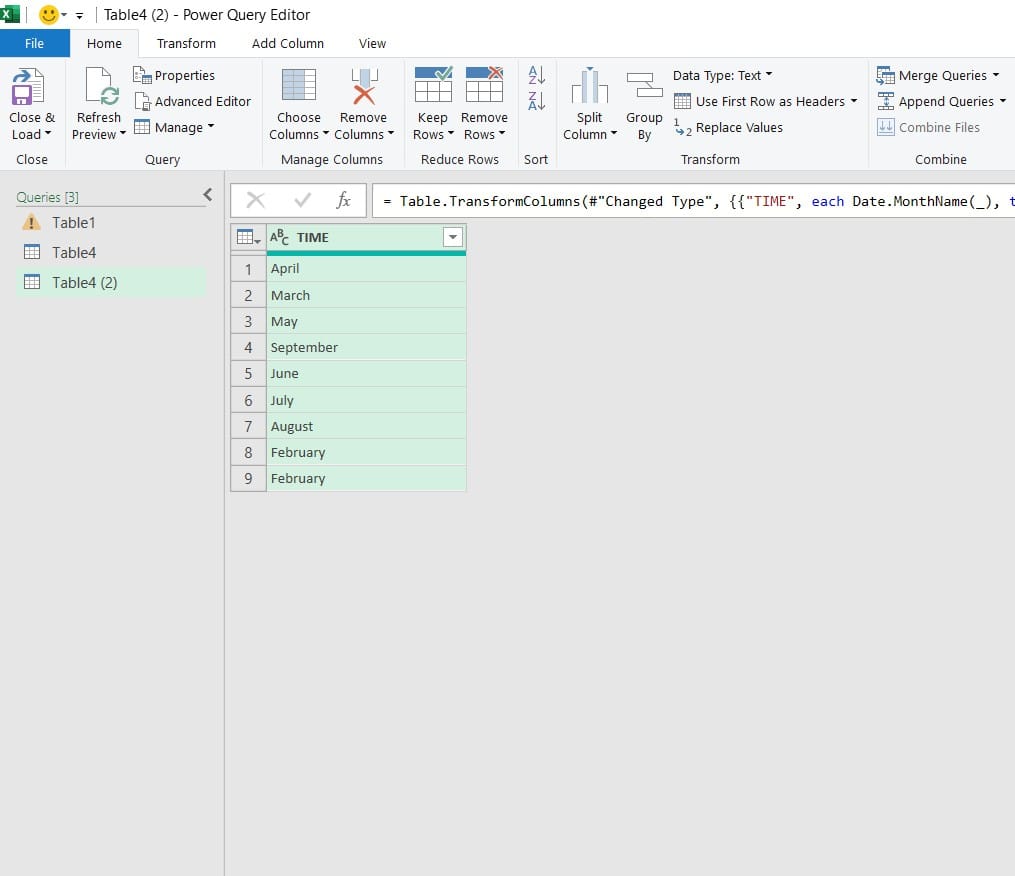 kết quả hiển thị
