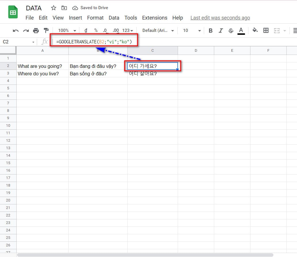 hình ảnh dịch sang tiếng hàn