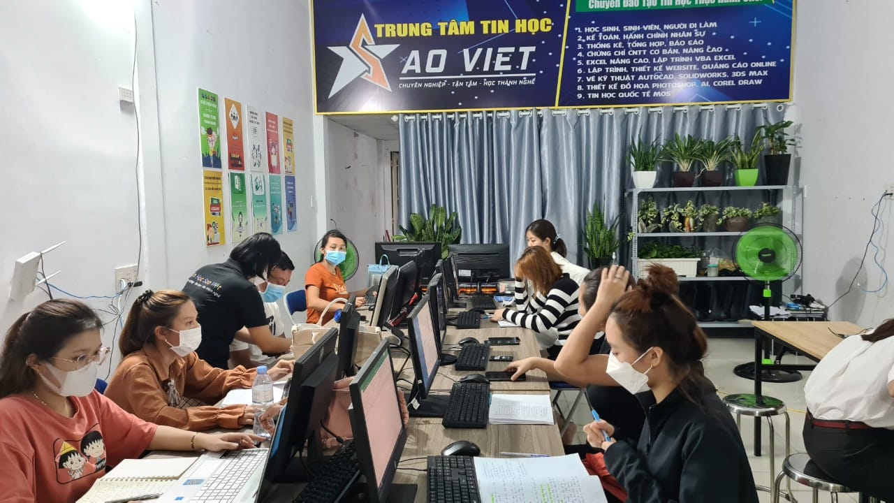 học kế toán ở Bình Dương, Trung tâm tin học Sao Việt