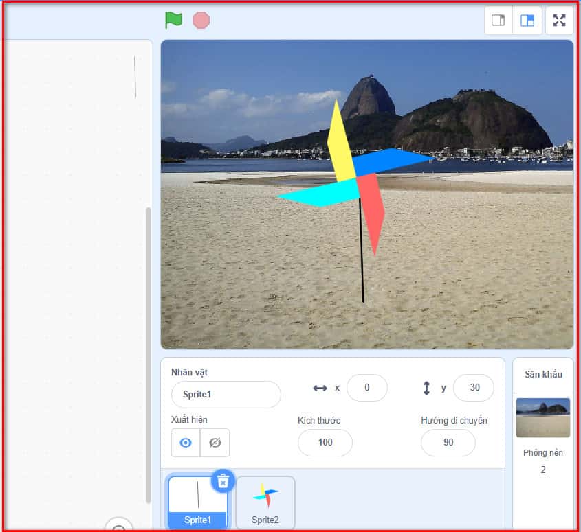 chương trình chong chóng gió
