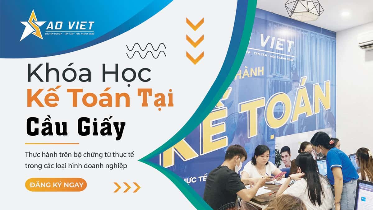 khóa học kế toán cầu giấy