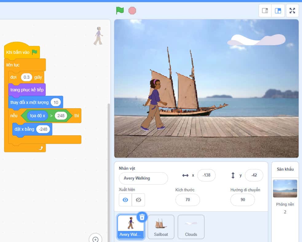 Chương trình đi dạo trên biển