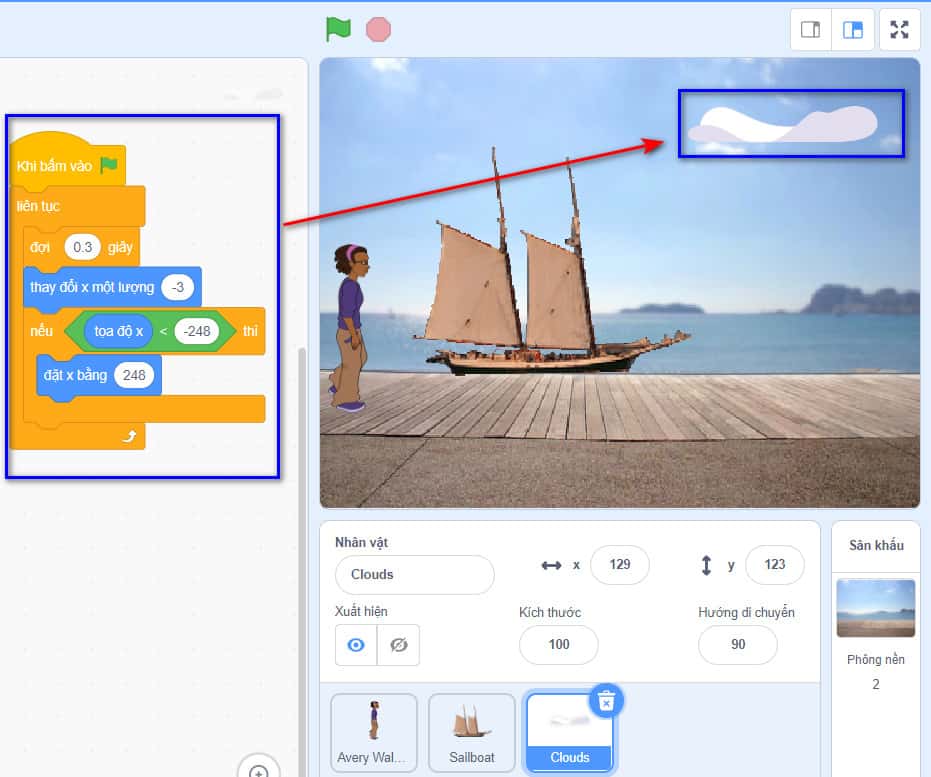 Di chuyển đám mây