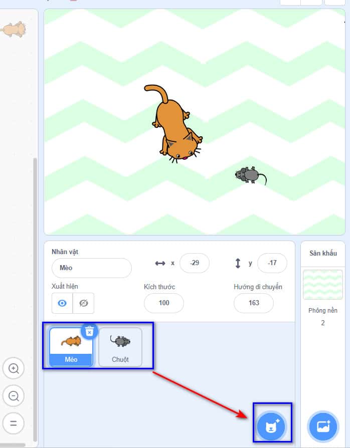 Tạo nhân vật mới