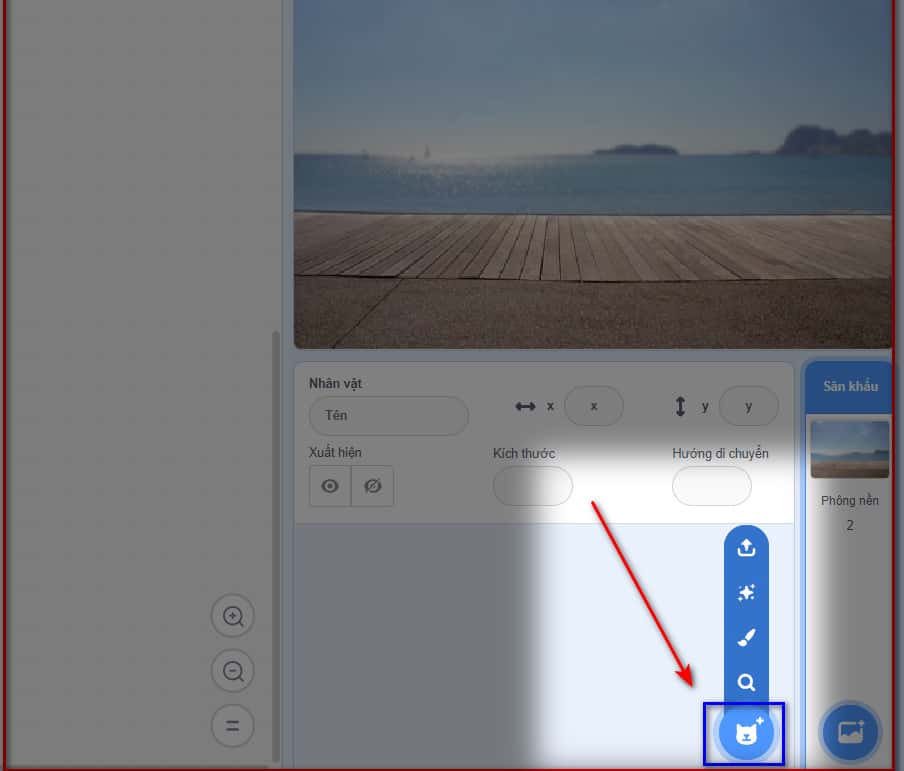 Tạo nhân vật trong Scratch