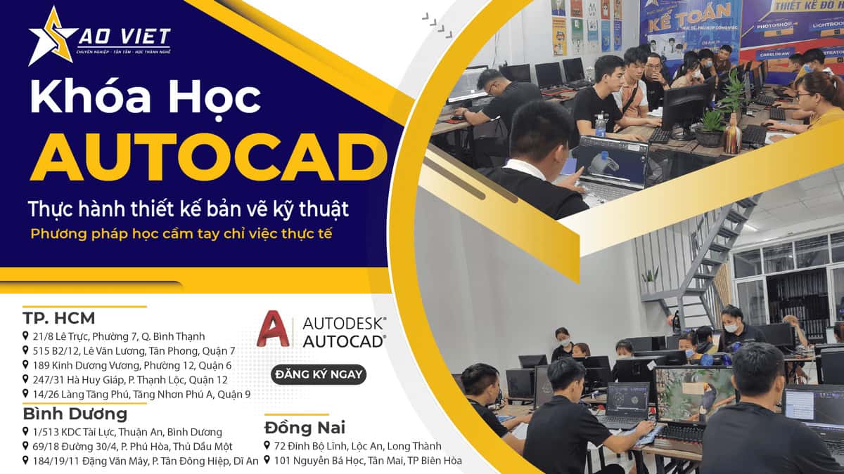 khoá học autocad tại tphcm