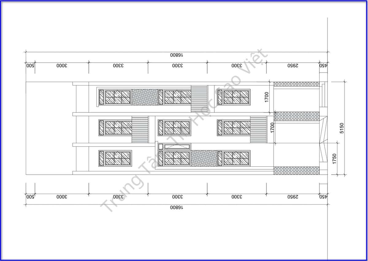 Bài tập thực hành AutoCAD 2D