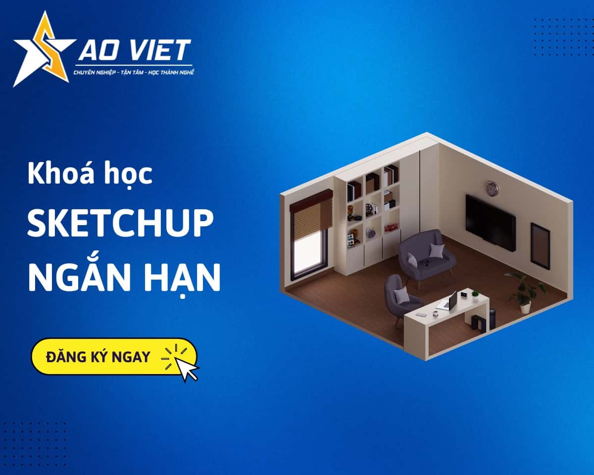 Khóa học sketchup tại tin học sao việt