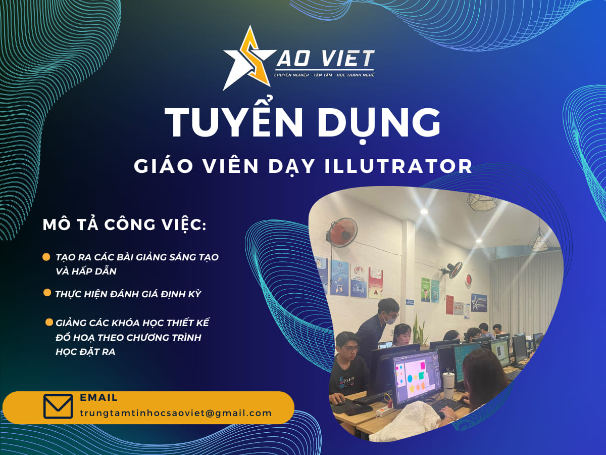 Tuyển dụng giáo viên dạy Illustrator tại TPHCM
