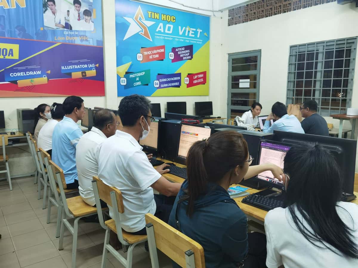 khóa học Excel tại Quận 10