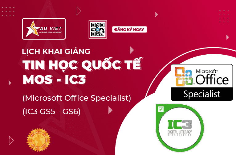 Lịch khai giảng tin học văn phòng quốc tế