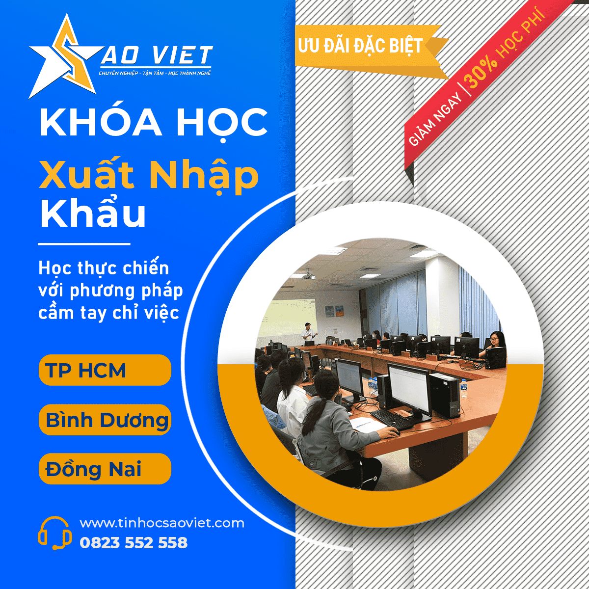 Ưu đãi khóa học xuất nhập khẩu